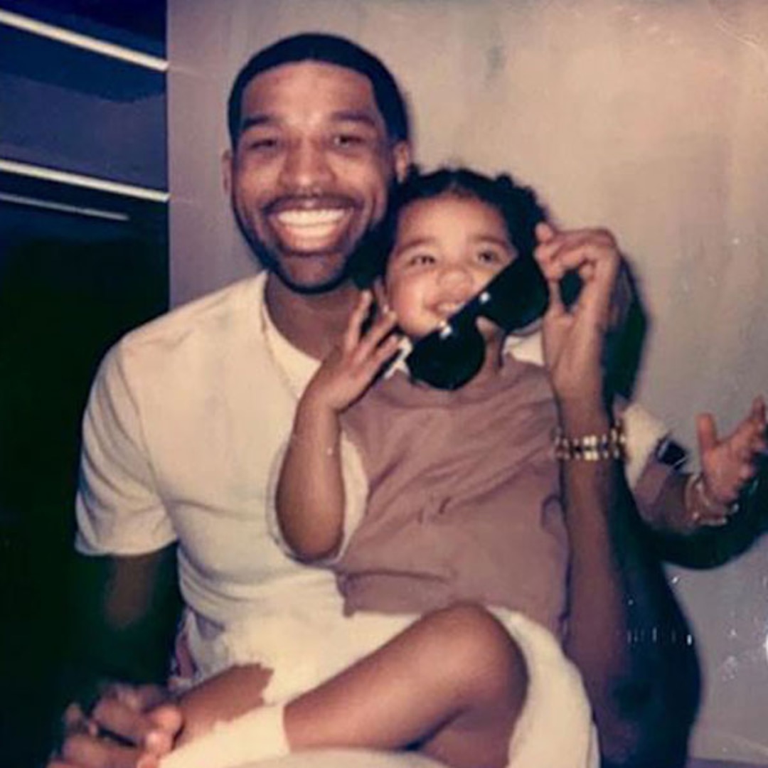 Watch True Thompson Adorably Cheer on Dad Tristan During His Game